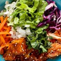 Signature Kid'S Bowl · Noodle Bowl, Rice Bowl, Salad, or Fries with your choice of base and protein.. Includes blac...