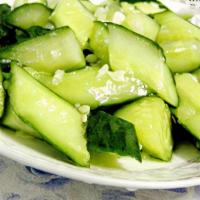 Garlic Cucumber Salad · Popular dish, cold dish.