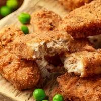 Nuggets Vegan Chicken · Made from Soybean. Served with homemade yellow mustard.
