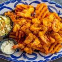 Fried Shrimp (10 Pieces) · Locally sourced. Ten Jumbo fried Gulf shrimp.