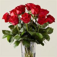 12 Long Stem Red Roses · This classic 12 Long Stem Red Rose Bouquet is a powerful symbol of passion or gratitude for ...