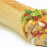 Santa Fe Chicken Wrap · Grilled chicken with lettuce, tomatoes, cheddar, and bacon with a creamy feta sauce.
