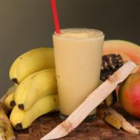 Island Mango Smoothie · Mango, banana, papaya smoothie