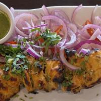 Chicken Bihari Kabab · Chicken Bihari Kabab is a North Indian delicacy made using chicken breast strips marinated w...