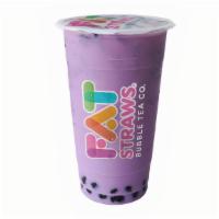 Lg Taro Milk Tea-D · It’s creamy, delicious, and refreshing purple boba tea. It tastes similar to a rich vanilla ...