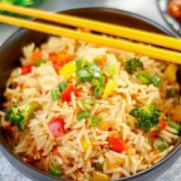 Veg Fried Rice · Vegetable stir-fried with vegetables and rice.