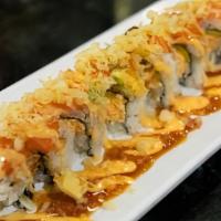 Crunch Salmon Roll · 10 pieces.