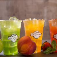 Fruit Tea · Peach - Strawberry - BlueBerry - Kiwi - Lychee - Passion Fruit - Pineapple - Honeydew - Guav...
