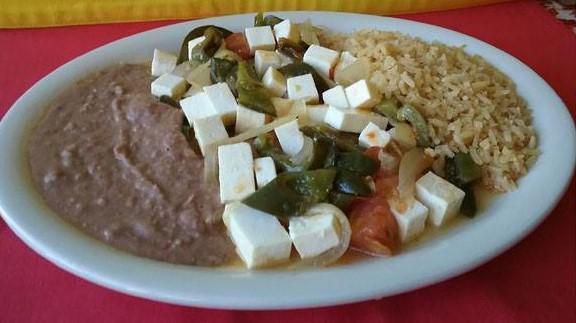 Queso Con Rajas Plate · 