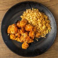 Sesame Chicken · This specialty plate is made with toasted sesame seeds, garlic, and our special wok-inn sauc...