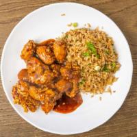 General Tso Chicken  · This specialty ate is made with hoisin honey soy, garlic, chili peppers and scallions. Serve...