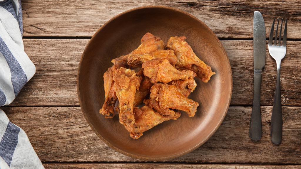Plain Chicken Wing ( 3 Pieces )  · Traditional, tasty wings fried to perfection.
