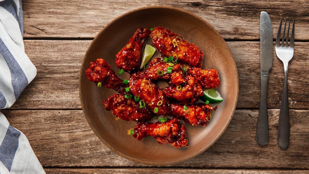 Hot Chili Wings · Our delicious wings covered in a flavorful sweet chili sauce.