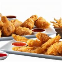 30 Pieces Mix (15+15) · 30 pieces mixed. 15  Crispy Chicken Fingers mixed with 15 fresh, made to order Chicken Wings...