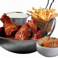 6 Hawaiian Wings · 6 Sweet and Tangy Hawaiian Wings (bone-in).  Includes 1 dipping sauce. Served with or withou...