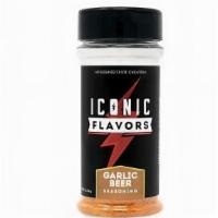 Iconic Flavors Garlic Beer · Garlic Beer
0 Calories
1 Fat
1 Carb
1 Protein
89 Sodium