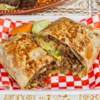 Burritos · size #12 flour tortilla with your choice of protein served with refried beans lettuce,tomato...