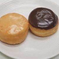 Filling Donuts · Glazed or Chocolate w/ Bavarian, Raspberry, Lemon, or White Cream