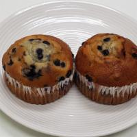 Muffins · Blueberry, Chocolate, Banana Nuts, Cinnamon Streusel, Coffee Crunch