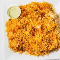 Dum Chicken Biryani · Most popular. Rice (usually basmati) based dish made with spices, rice, and meat.