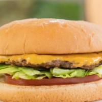 Cheeseburger · 100% All-Natural Black Angus Beef Patty, American Cheese, Lettuce, Tomato, Special Sauce