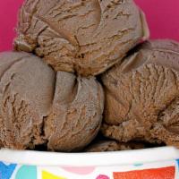 Dark Chocolate · Ice cream pints on the fly! We start with belgian chocolate and take it to 11! A secret choc...