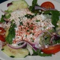 Make Own Greek Feta Salad · 
