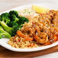 Grilled Shrimp On The Barbie · A generous portion of shrimp seasoned with a special blend of herbs and spices then flame gr...
