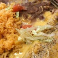 Enchilada Plate (Tex Mex) · 