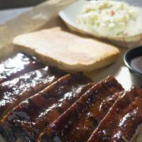 Rib Plate · Five pork spare ribs. Served with Texas toast.