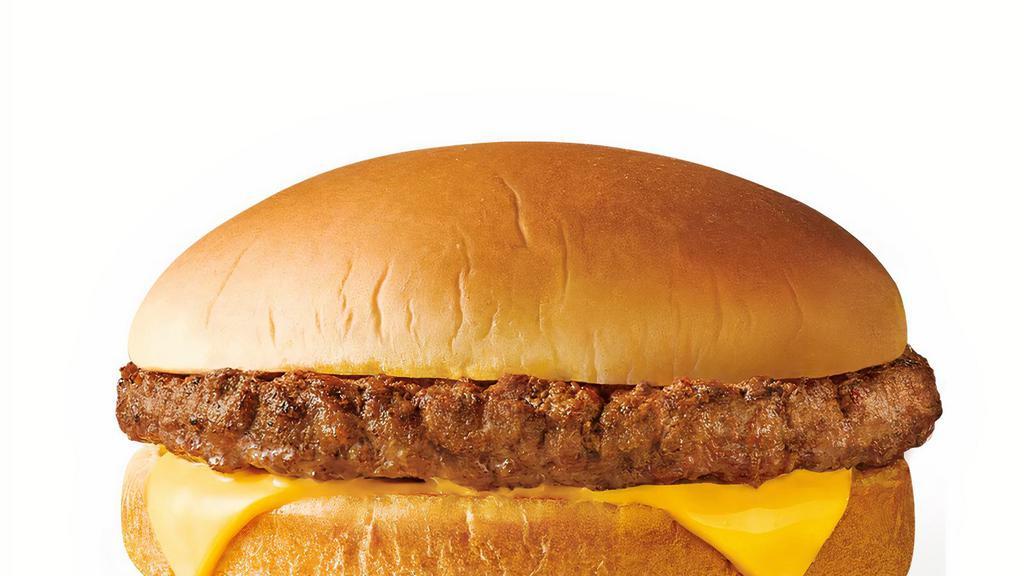 Plain Sonic Cheeseburger · The Plain SONIC Cheeseburger is a juicy 100% pure beef patty and melty American cheese.