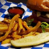 High 5 Burger · Smash Patties - Split Top Bun - Cheddar - Bacon - Lettuce - Tomato - Onion Rings - BBQ Sauce...