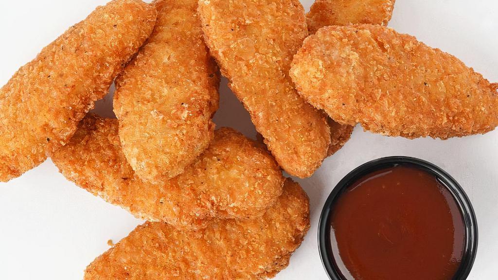 7Pc Beyond Chicken Tenders · Beyond Chicken Tenders are made of simple, plant-based ingredients with no GMOs, cholesterol, antibiotics or hormones, and yes, they're delicious!