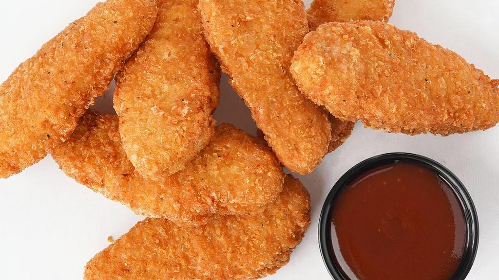 9Pc Beyond Chicken Tenders · Beyond Chicken Tenders are made of simple, plant-based ingredients with no GMOs, cholesterol, antibiotics or hormones, and yes, they're delicious!