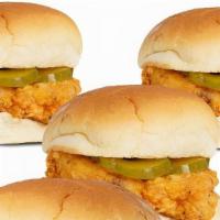 4 Pack Minis · Our 4 pack of minis includes a piece of crispy chicken flavored with your favorite sauce, to...