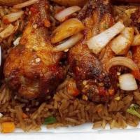 African Style Fried Rice With Chicken Wings  · This is not the Chinese type fried rice 
Is different and taste even better than Chinese fri...
