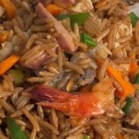 African Style Beef Fried Rice  · Stir fried rice.