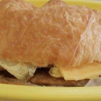 Croissant Sandwich · Choice of Sausage, Bacon, Ham
