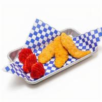 Kid'S Nuggets · Breaded and Baked Nuggets with applesauce or fresh fruit