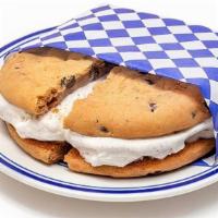 Ice Cream Sandwich · House Baked Cookies & Henry's Ice Cream