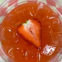 Hand Squeezed Strawberry Lemonade (20 Oz) · 