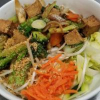 Vegetables And Tofu Vermicelli · 