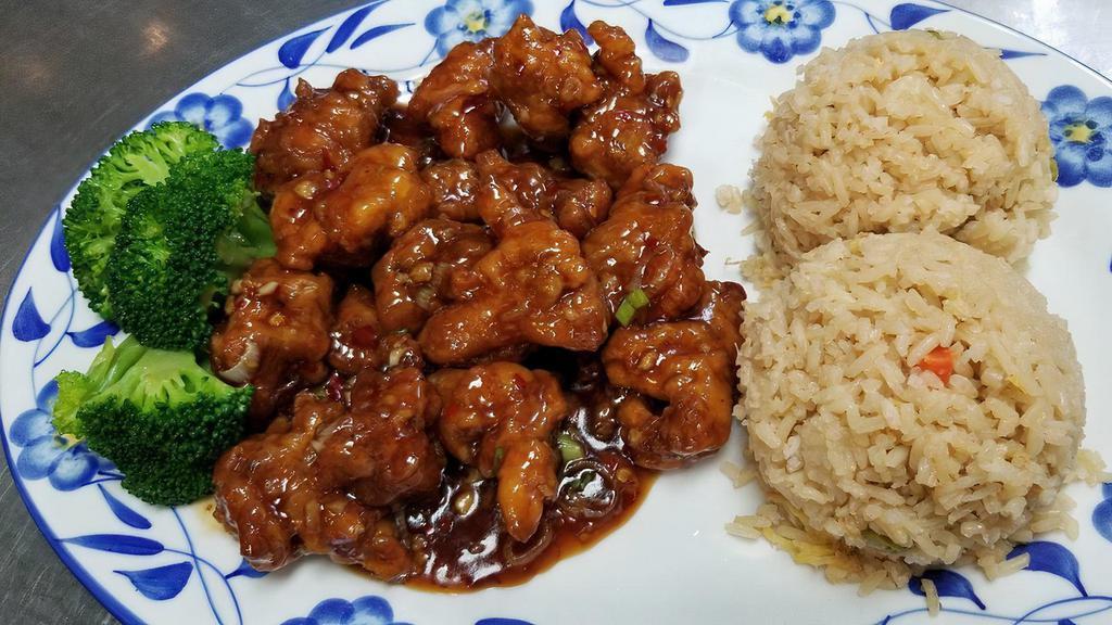 General Tso'S Chicken · Spicy. Stir-fry battered chicken in a spicy sauce.