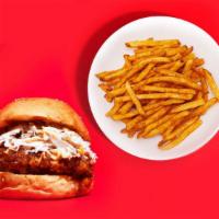 Phat Chicken Sandwich Meal · Your choice of Crispy Chicken Sandwich paired with Dry Rub Fries and a drink