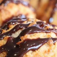 Coconut Macaroon · Chocolate Drizzle only upon request.