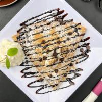 Cyo Sweet Crepe · Create your own sweet crepe, a choice of two ingredients and one sauce