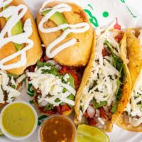 Combo Plate · Two mini tortas and two street tacos with your choice of meat (bistec, pastor or chicken) on...