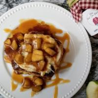 Apple Butter Cinnamon Rolls · Our soft and gooey cinnamon rolls are made in house, and baked fresh daily .They are topped ...