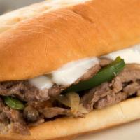 Philly'S Deluxe · Steak or chicken, white american cheese grill onions, green pepper, mushroom , lettuce, toma...