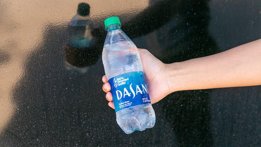 Water · Dasani water bottle